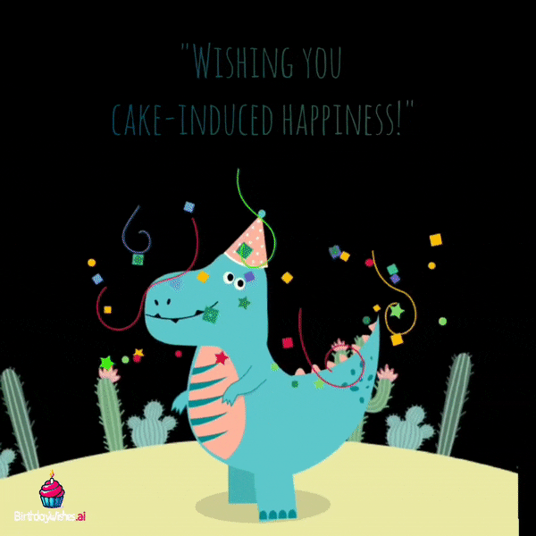 dinosaur happy birthday