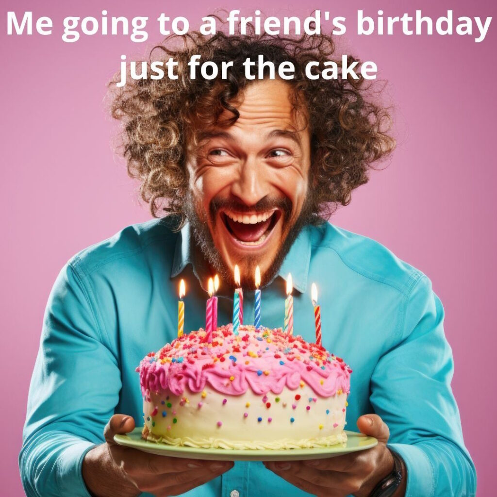 Birthday cake related happy birthday meme