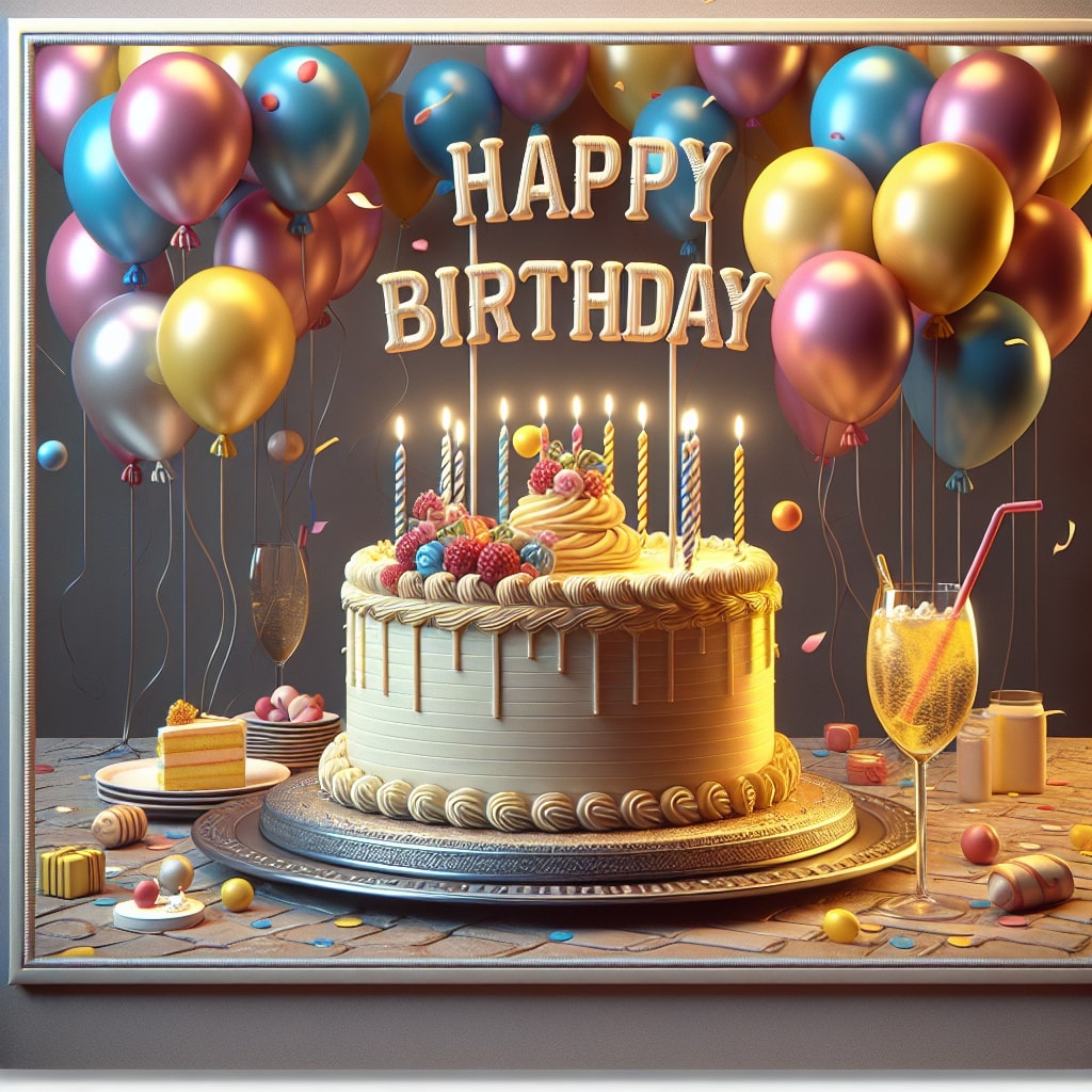 happy birthday image - cake